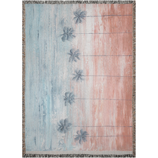 Beachy Keen Woven Cotton Blanket
