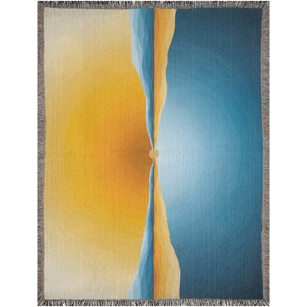 Exactly Where You're Supposed to Be - Woven Cotton Blanket