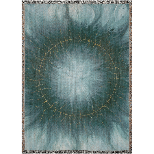 Entropy #2 Woven Cotton Blanket