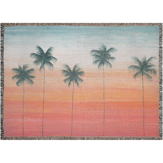 Out of Office Woven Cotton Blanket