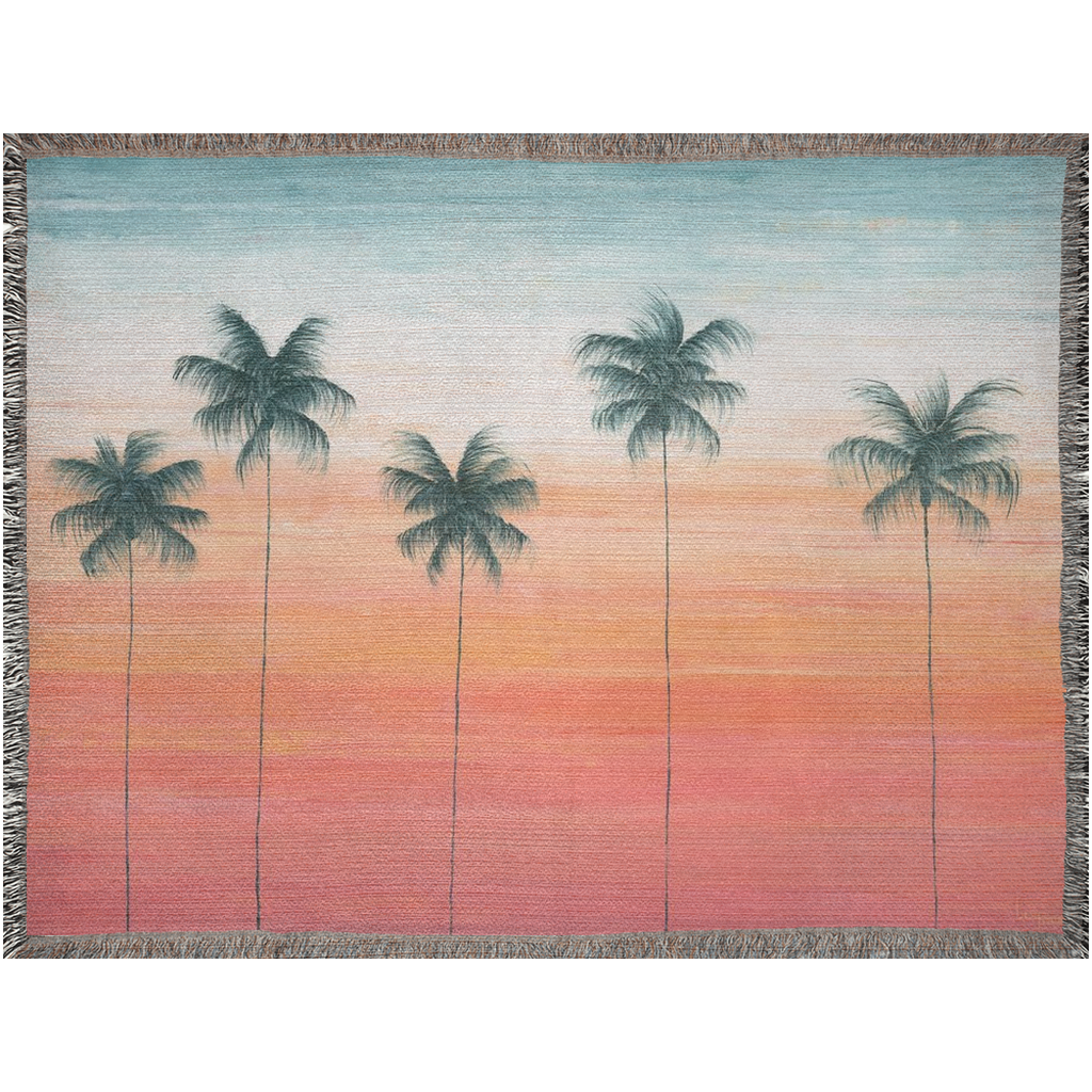 Out of Office Woven Cotton Blanket