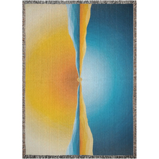 Exactly Where You're Supposed to Be - Woven Cotton Blanket