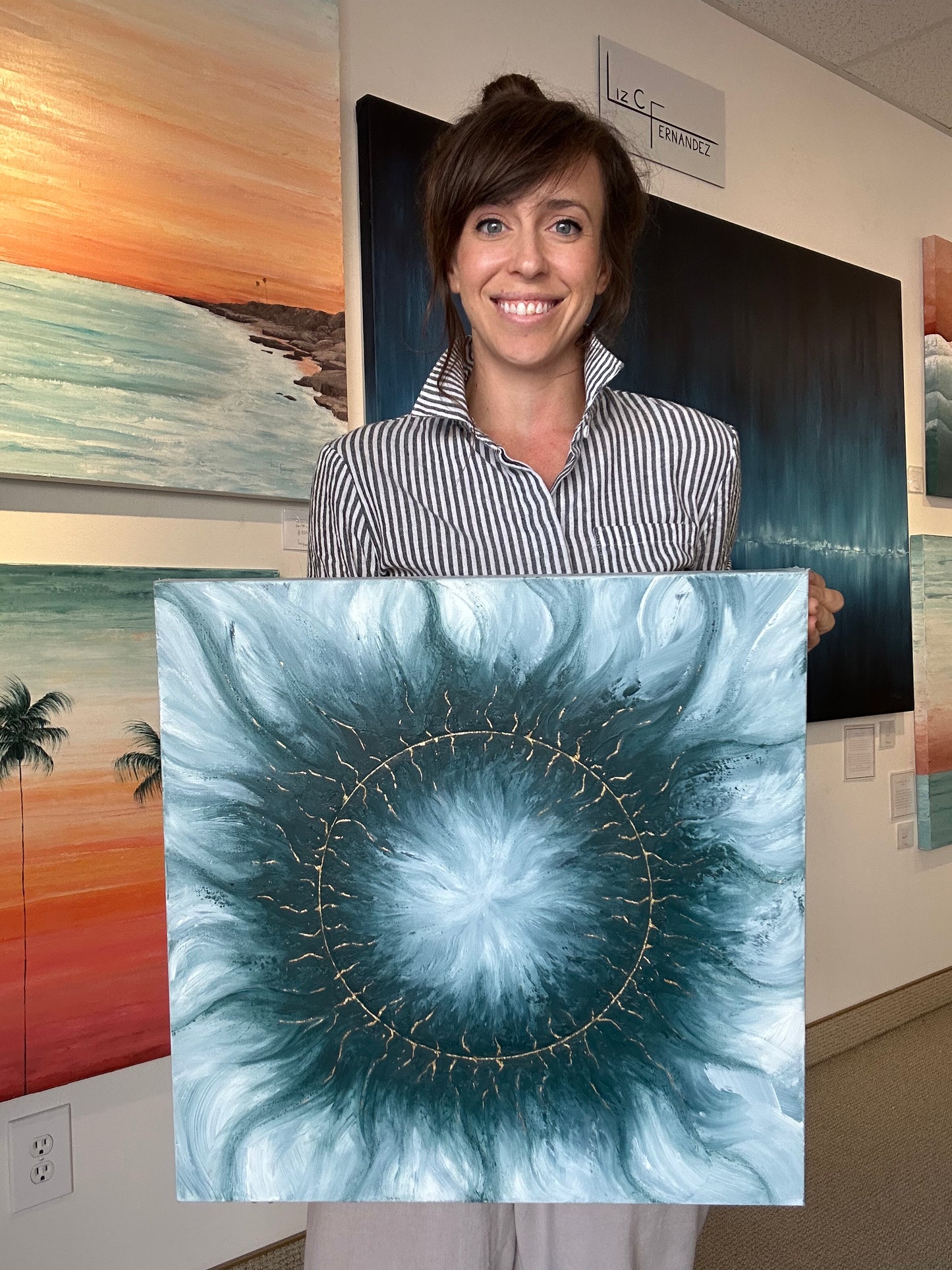 Untitled (Entropy Collection #2) - Original Oil Painting