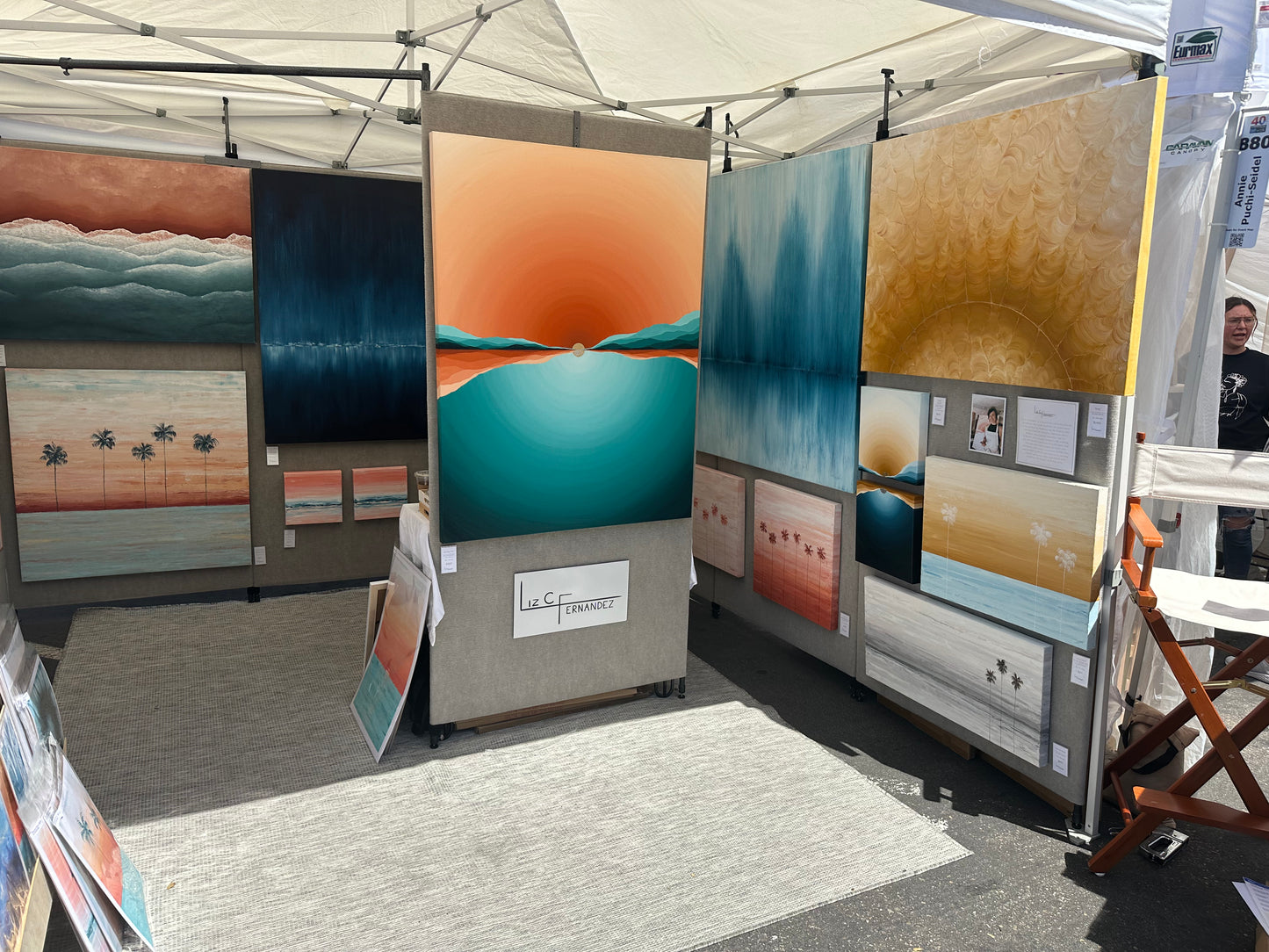 Bending Time - Original Oil Painting, 36x48 inches