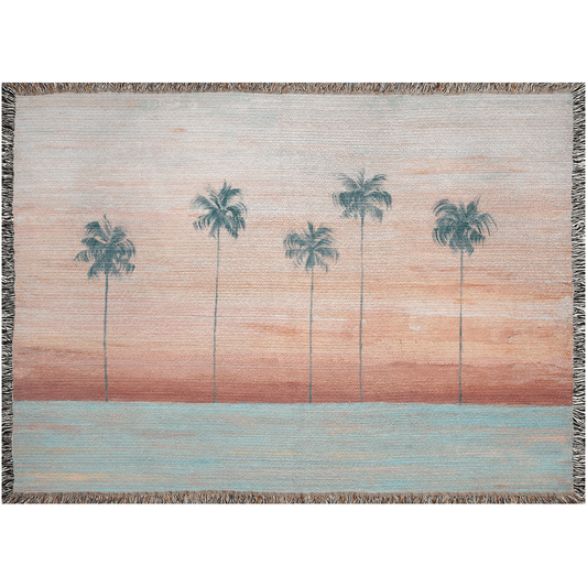 Around the Bend Woven Cotton Blanket