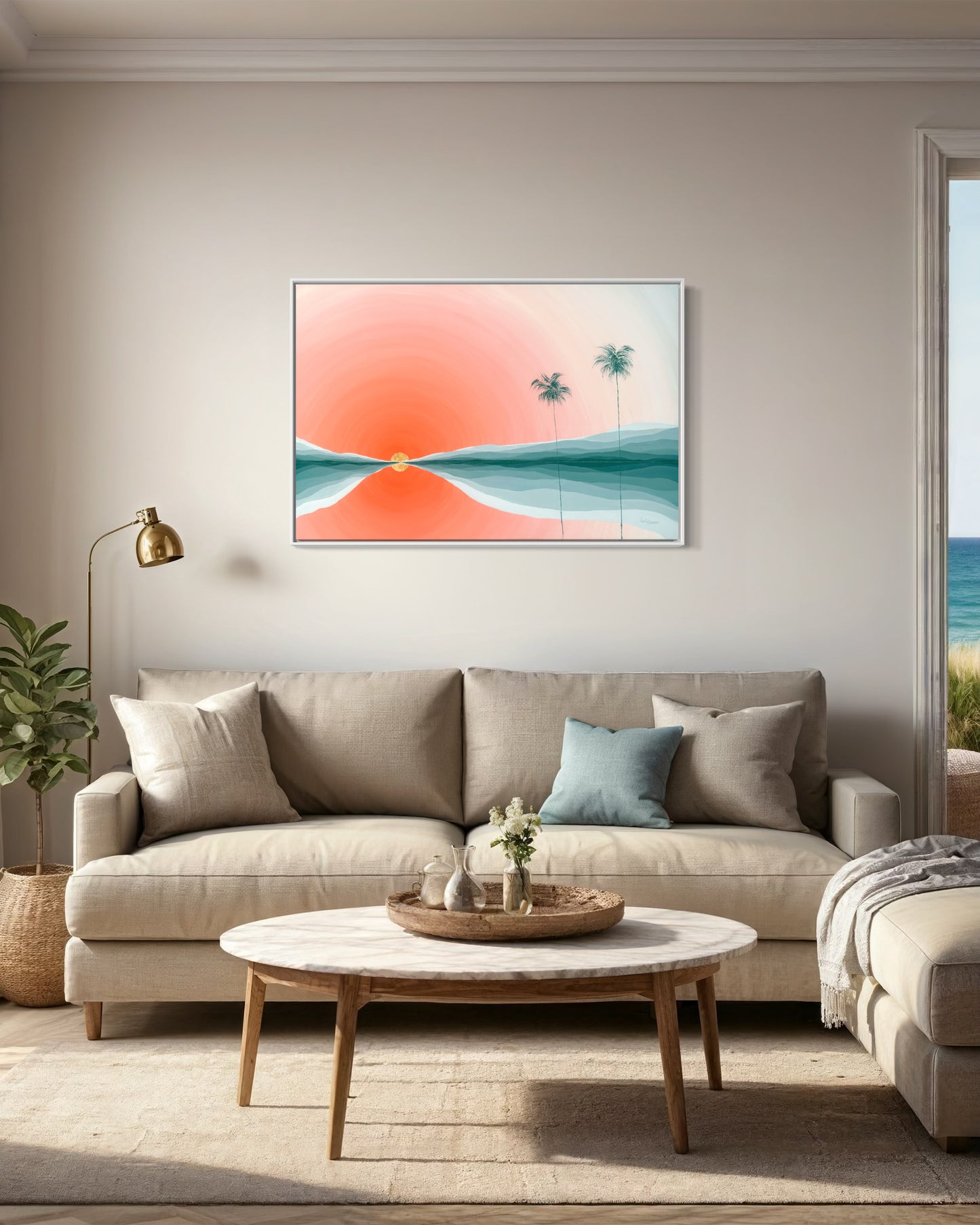 Malibu - Original Oil Painting, 24x36 inches