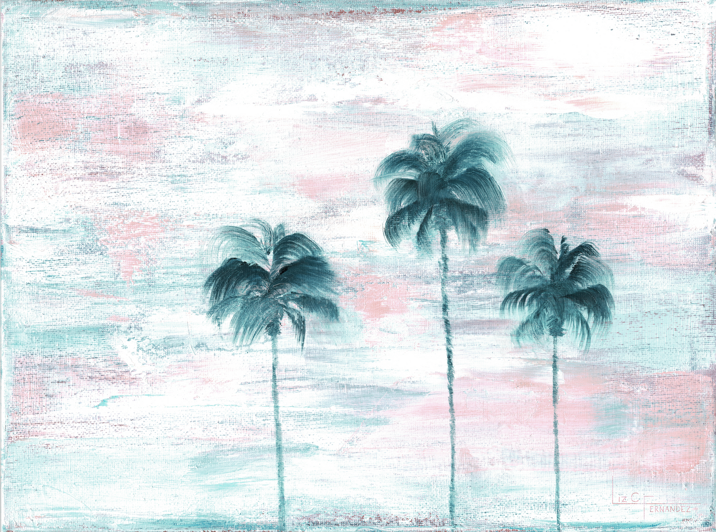 Cotton Candied - Original Oil Painting on Canvas 9x12 inches
