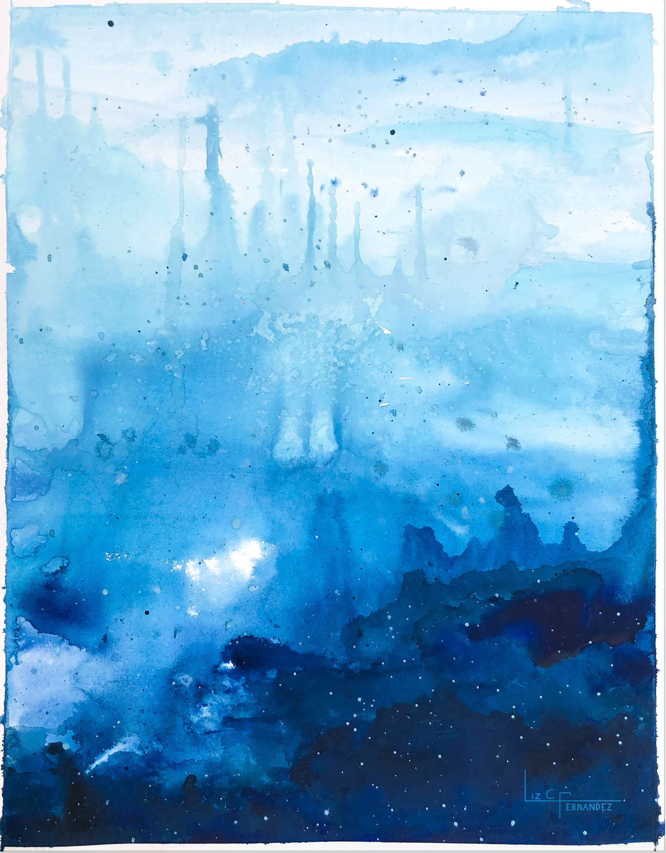 What is Meant for You Will Find You - Original Watercolor Painting on Watercolor paper 11x14 inches