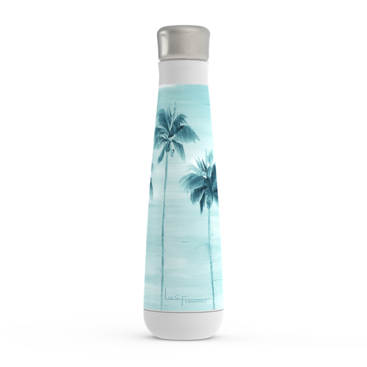 Turquoise Palms Peristyle Water Bottle