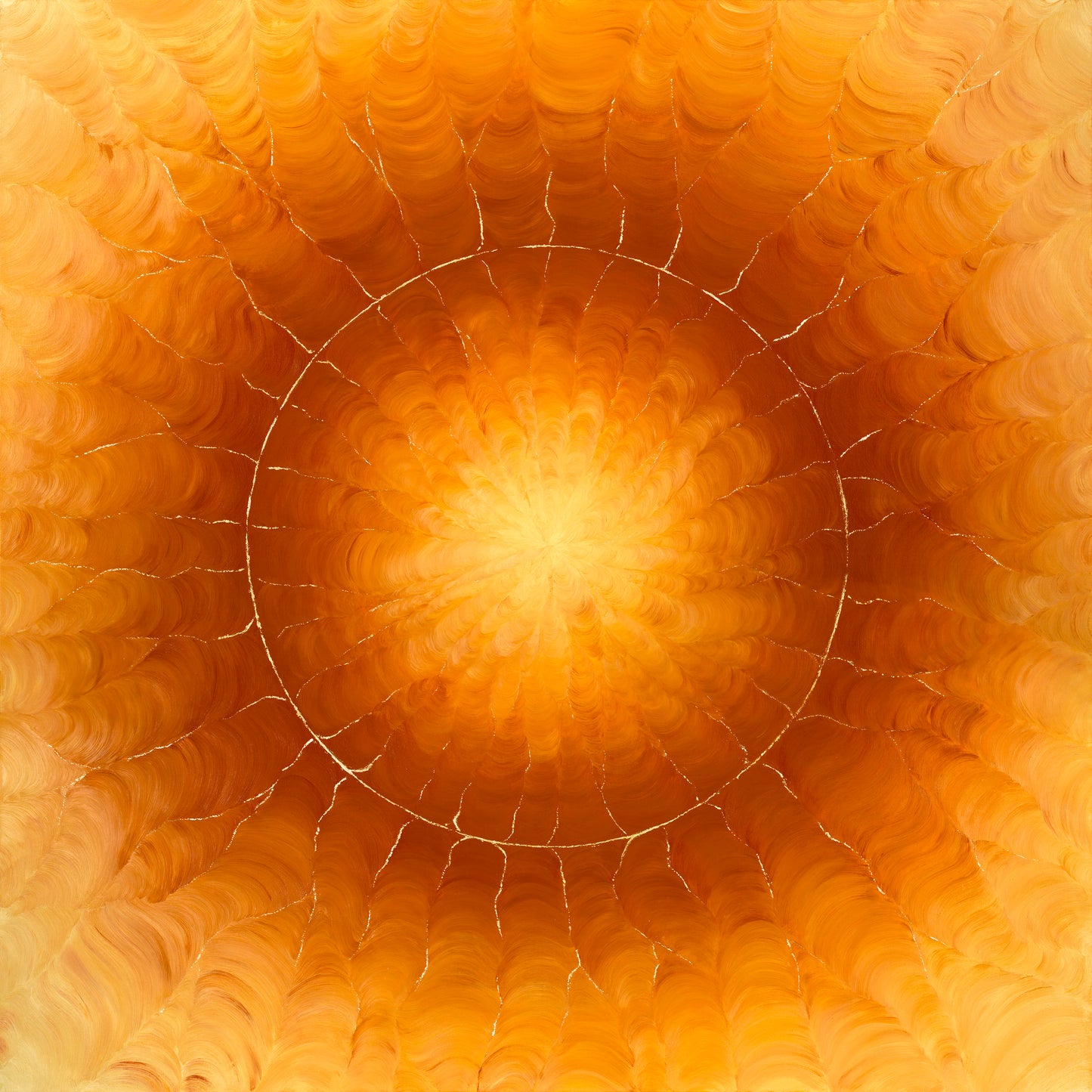 Phoenix Rising - Original Oil Painting 48x48 inches