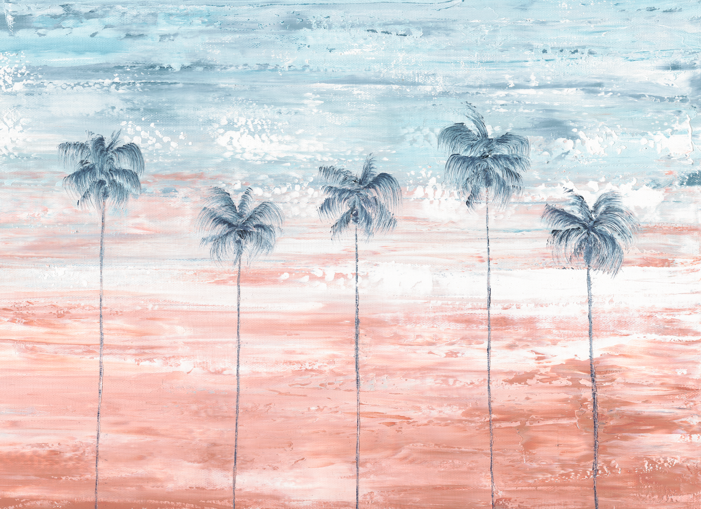 Beachy Keen (Sunshine Nostalgia Series) - Original Oil Painting on Canvas 18x24 inches