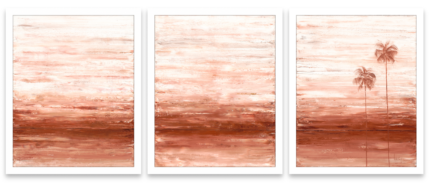 Afterglow (Palms)- CANVAS & PAPER FINE ART PRINTS