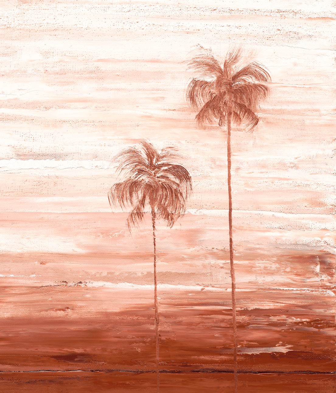 Afterglow (Palms)- CANVAS & PAPER FINE ART PRINTS