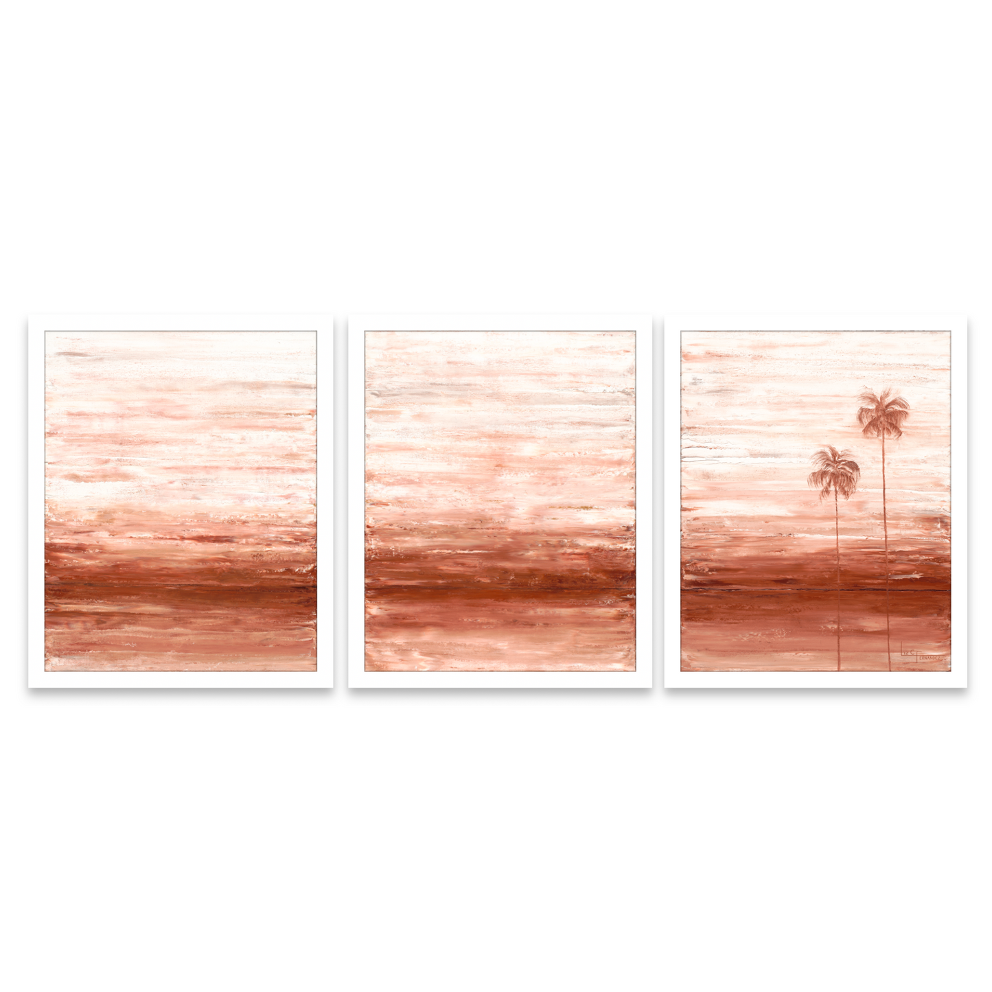 Afterglow Triptych- CANVAS & PAPER FINE ART PRINTS